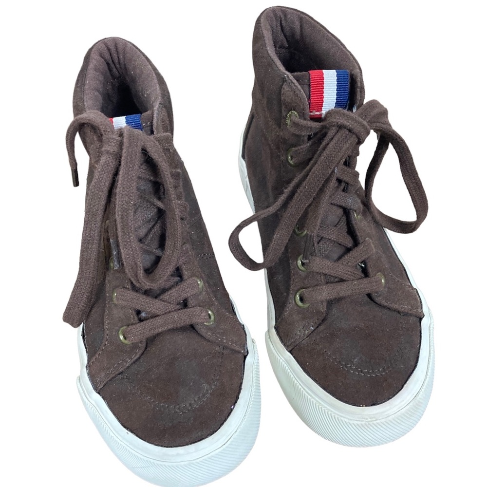 Old Navy Faux Suede Lace Up High Tops Size 13